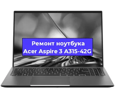 Чистка от пыли и замена термопасты на ноутбуке Acer Aspire 3 A315-42G в Краснодаре